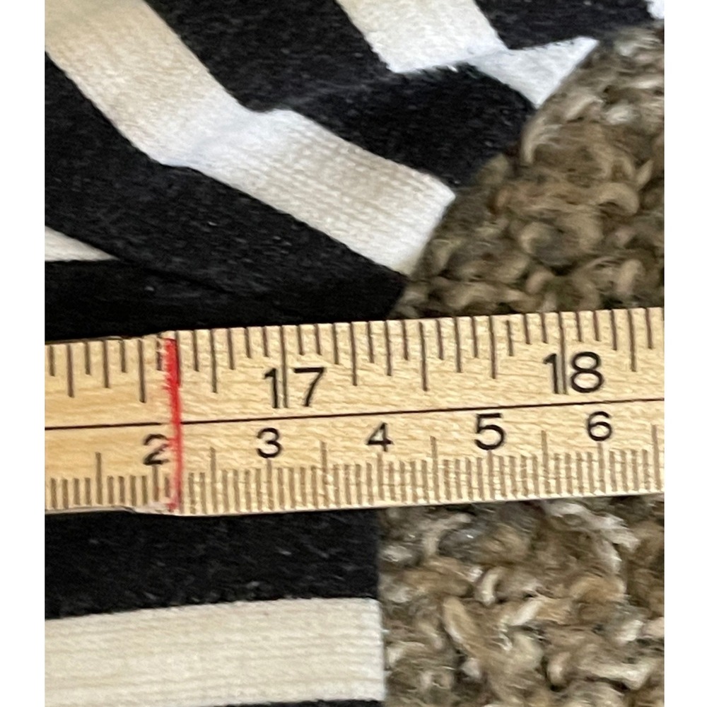 J.Crew Womens Black White Striped Short Sleeve Shift Dress Medium Stretch Cotton - Picture 11 of 13